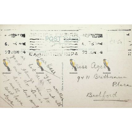Dyke Hills Near Brighton, Sussex, 58 RP , Postcard, 1924