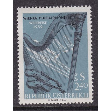 Austria 1959 Vienna Philharmonic Orchestra 2.40s Mint Never Hung SG 1350 VGC