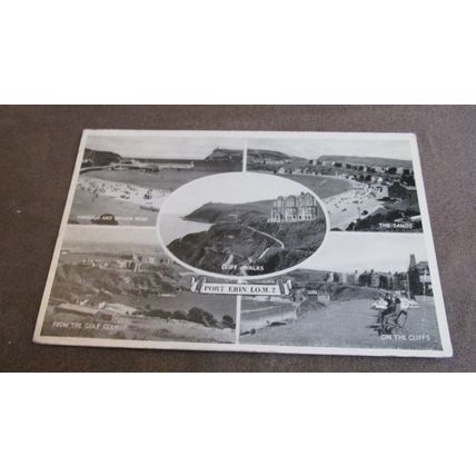1950s Postcard - Port Erin scenes - Isle of Man