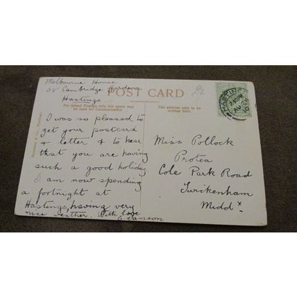 1910 fr Mossman Postcard - Gateway & Hospital Battle Abbey - Hastings, Sussex