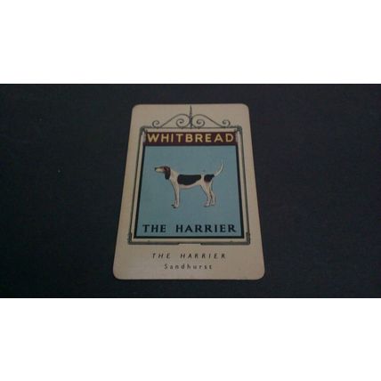 Whitbread Inn Signs 1st series #16 The Harrier Sandhurst Kent