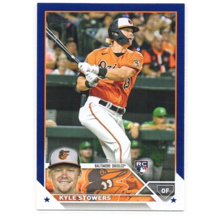 TOPPS BLUE KYLE STOWERS ROOKIE
