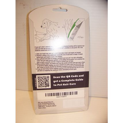 SHINY PET BRUSH DOGS, CATS, RABBITS, ETC MODEL #10