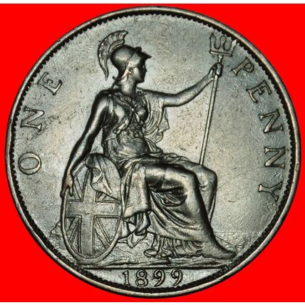 Ⰶ2 SOLD MISTRESS OF SEAS 1895-1901:GREAT BRITAIN★PENNY 1899★LOW START★NO RESERVE
