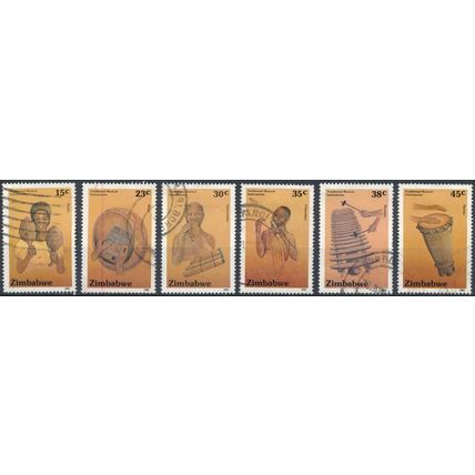 Traditional Musical Instruments - Zimbabwe 1991 - F H - SG 804/9