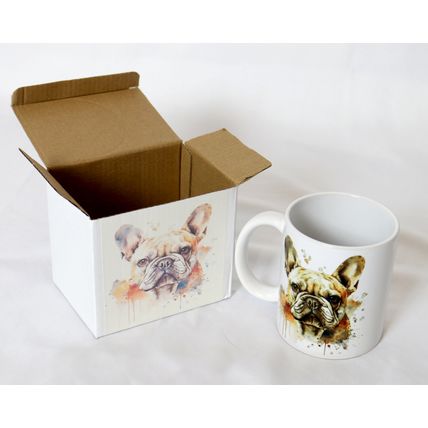Personalised French Bulldog Print Mug - Dog Print Mug