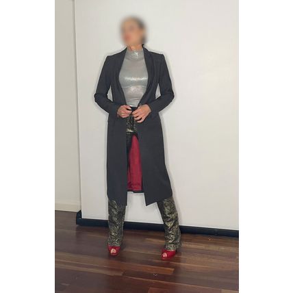 Dolce & Gabbana Dress Coat Pin Stripes Wool Suit Coat Ladies Designer Make Offer