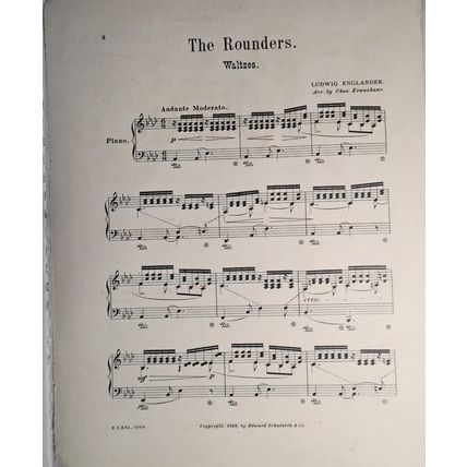 The Rounders - Lyrics by Harry B. Smith, Music by Ludwig Englander. 1899