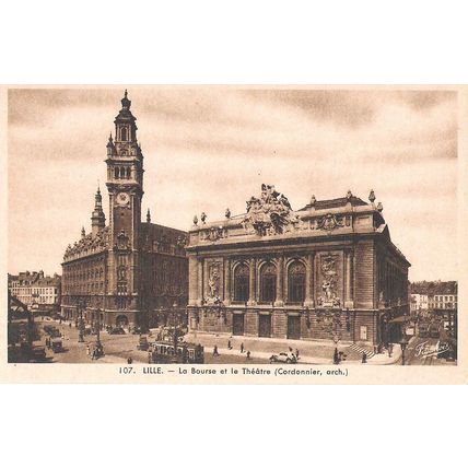 59 - Lille - la bourse et le théâtre