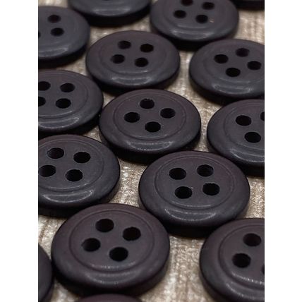 20 x 11mm Dark Maroon Buttons 4 Hole Baby Cardigans Handmade Knitting Sewing