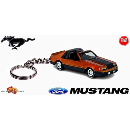 RARE KEYCHAIN 1979~1990 RED FORD MUSTANG T-TOP ROOF Ltd Ed.
