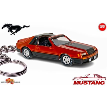 RARE KEYCHAIN 1979~1990 RED FORD MUSTANG T-TOP ROOF Ltd Ed.
