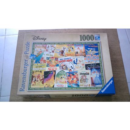 DISNEY: VINTAGE POSTERS Jigsaw Puzzle (1000 Piece) Ravensburger (2018)