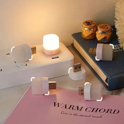 10pcs USB Mini Portable LED Night Light Small Round Lamp Perfect For Motorhomes