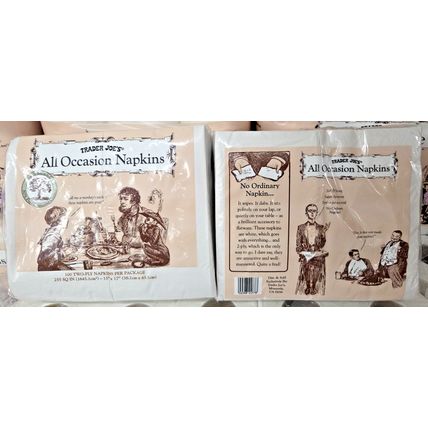 Trader Joe’s All Occasion 100 Napkins 2 PLY (2 Bags)