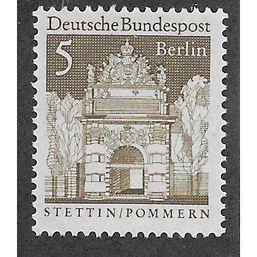 BERLIN -1964 M/M 5pf 'GERMAN ARCHITECTURE' (EBID63-211)