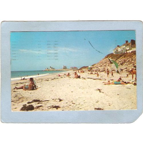 Rhode Island Watch Hill Postcard Beach Scene~1146