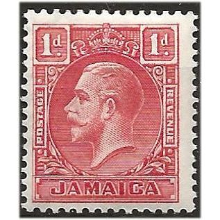 Jamaica 1929 SG108 1d Scarlet Mounted Mint .. ..