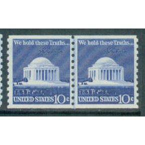1520 10c Jefferson Memorial Fine MNH CLP B0991