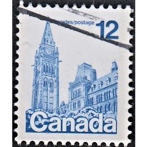 CANADA, 1977 12c Parliament Buildings, SG 872 (Scott #714), used