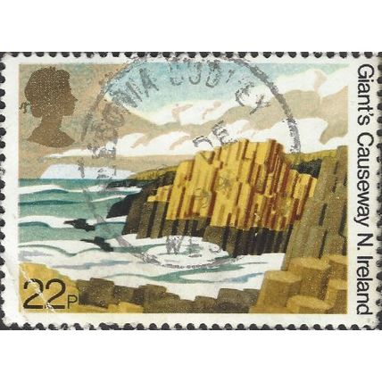 GB, Giant's Causeway, Northern Ireland, brown 1981, 22p, #4