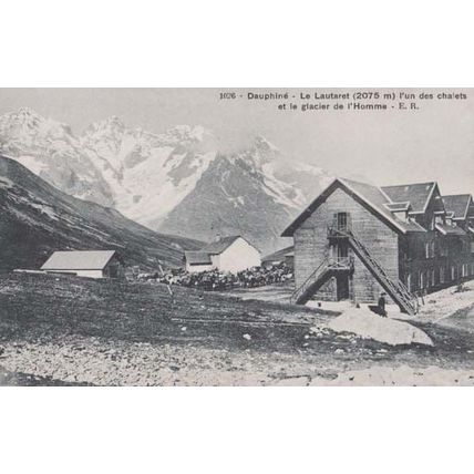 Dauphine Le Lautaret Chalet Chalets French Antique Postcard