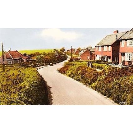 Harthill Serlby Lane Rotherham South Yorkshire Postcard