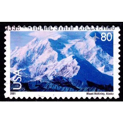 USA 2001 Mt. McKinley 80c Used Stamp