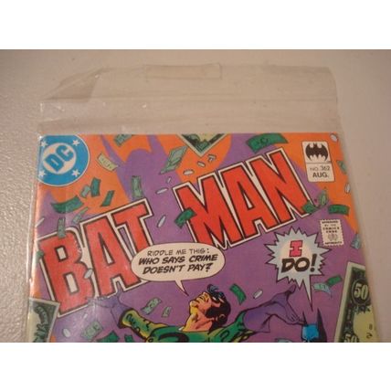 1989, DC Comics, , BATMAN, #362, Compliments of Mervyns, RARE!!