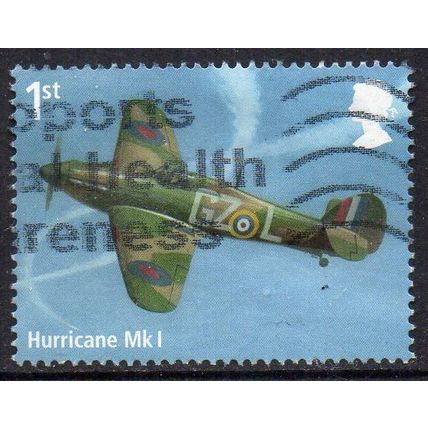 GB 2018 RAF Centenary - Hurricane Mk1 1st Sheet Used