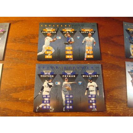 1994 Donruss Position Dominators, 8 of 9 Insert Set, Stars/HOF, GRIFFEY/RIPKEN +