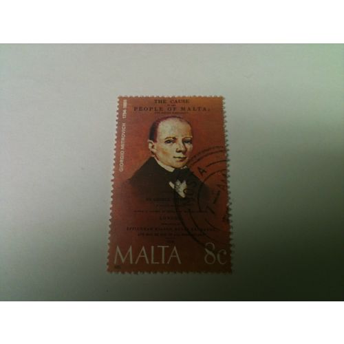 MALTA 1985 CELEBRITIES 8c used EBID 1