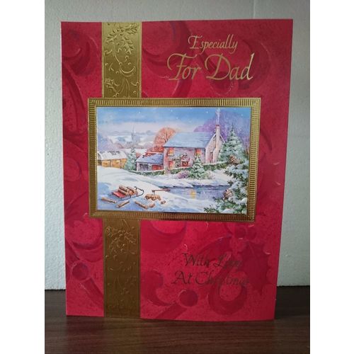 Large Christmas Cards - Especially For Dad - 03 - **** CLEARANCE ****