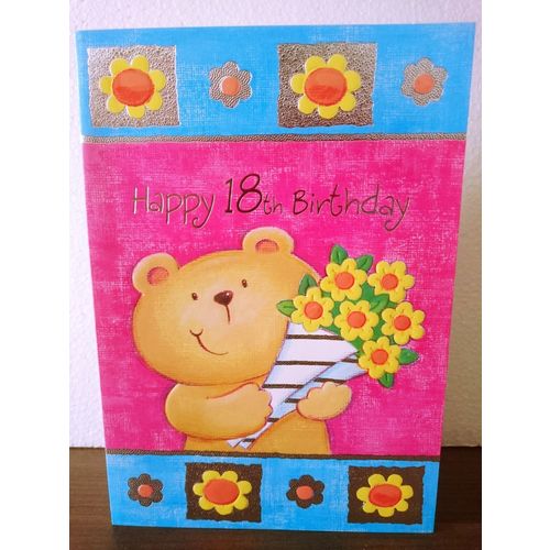 18th birthday card - Happy 18th Birthday