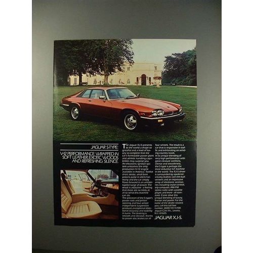 1983 Jaguar XJ-S Car Ad - Performance!