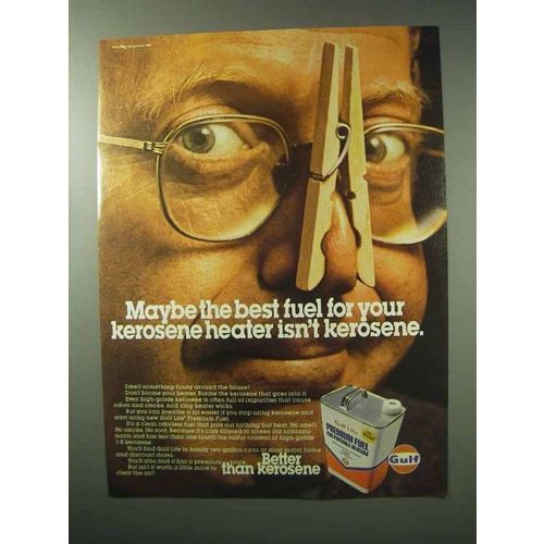 1983 Gulf Lite Premium Fuel Ad - For Kerosene Heater