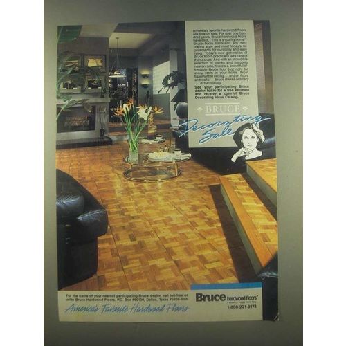 1985 Bruce Hardwood Floors Ad - Decorating Sale