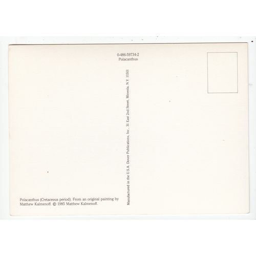 Polacanthus Dinosaur Postcard 342