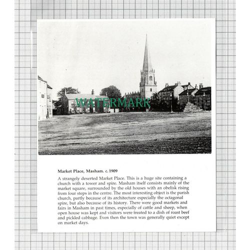 C3469) Masham Market Place - Cutting