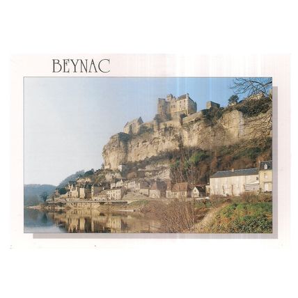 FORTRESS, BEYNAC, DOGOGNE, FRANCE unused postcard #