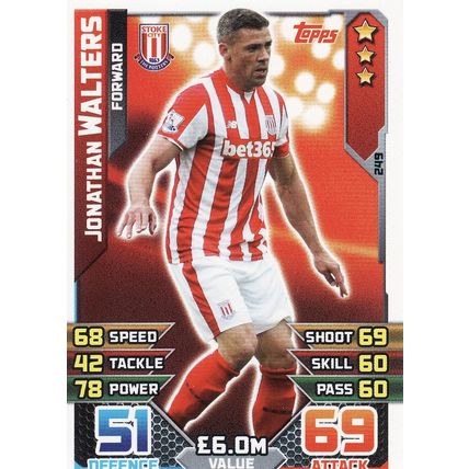 Match Attax 2015/2016 249 Jonathan Walters Stoke City