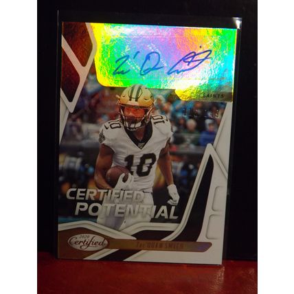 2020 Certified TRE'QUAN SMITH (Saints) Certified Potential AUTO #CP-TS 116/149