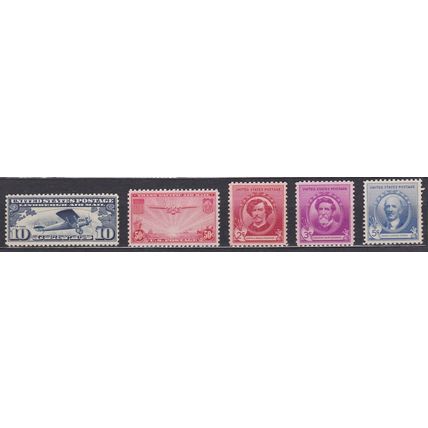 C10 10c Lindbergh Almost Very Fine MNH VA0382a
