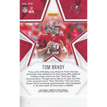 TOM BRADY 2020 AUTOGRAPHED TAMPA BAY BUCCANEERS SUPER BOWL CHAMPION MVP QB CARD