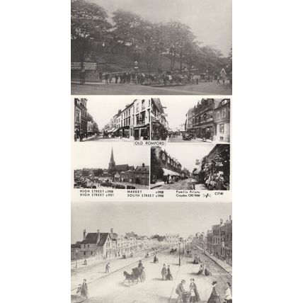 Old Romford High Street South Market RPC Postcard & More