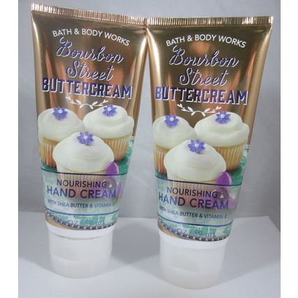 2 Bath & Body Works Nourishing Hand Cream shea vit e Bourbon Street Buttercream
