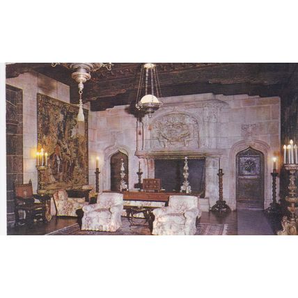 Hearst Castle, CA - Lot of 3 - Postcards & Stamps - 1960's - Vintage