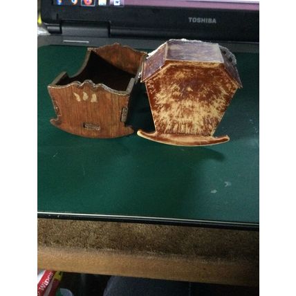 2 Rocking Cradles Preloved 1:12th Dolls House Miniature