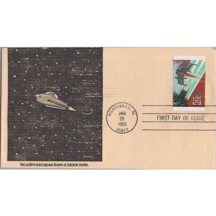 ZAYIX US 2744 FDC SMB Cachets Space Fantasy Houdini Escapes Cartoon 061722-SM72