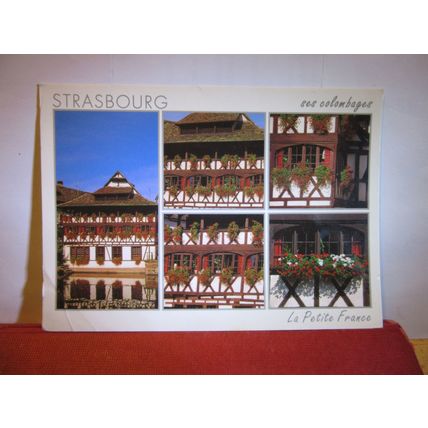 multiview, LA PETITE FRANCE, STRASBOURG, FRANCE used postcard 2000 pm =
